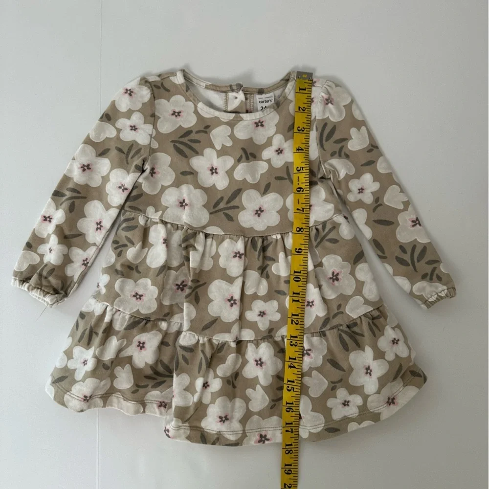 Carter's Bundle Multicolor Baby Girls Longsleeve Dress Collection‎ 18-24 Months